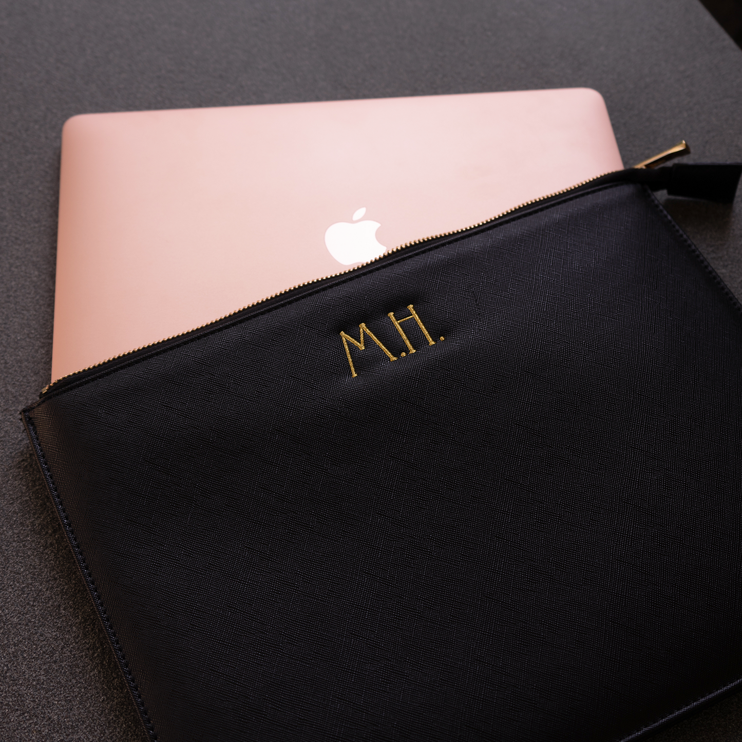 Laptop bag - Black/Gold